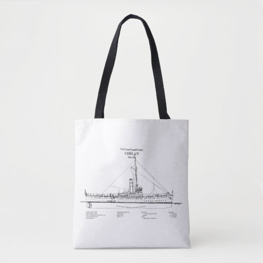 USCGC Chelan - SBD Tote Bag (Voorkant)