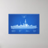 USCGC Cobb wpg-181 - ABD Canvas Afdruk (Voorkant)