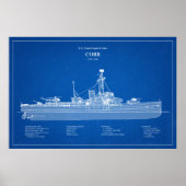 USCGC Cobb wpg-181 - ABD Poster (Voorkant)