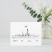 USCGC Cobb wpg-181 - BD Briefkaart (Staand voorkant)