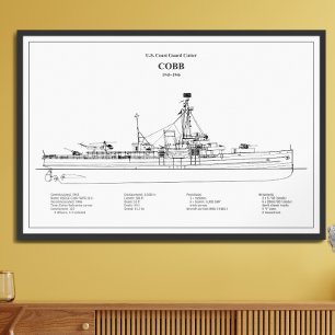 USCGC Cobb wpg-181 - BD Foto Afdruk