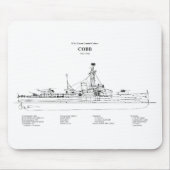 USCGC Cobb wpg-181 - BD Muismat (Voorkant)
