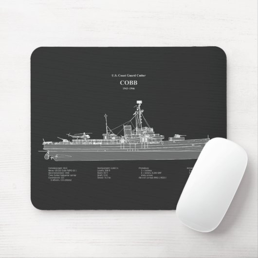 USCGC Cobb wpg-181 – PD Muismat (Met muis)
