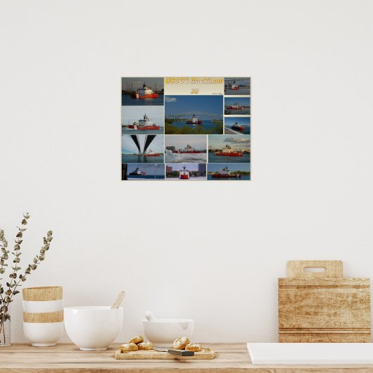 USCGC Cutter Mackinaw Poster (Keuken)