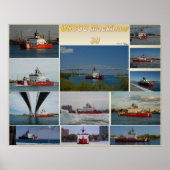 USCGC Cutter Mackinaw Poster (Voorkant)