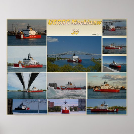 USCGC Cutter Mackinaw Poster (Voorkant)