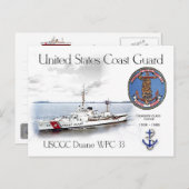USCGC DUANE WPC-33 CUTTER BRIEFKAART (Voorkant / Achterkant)