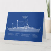 USCGC Duane wpg-33 - ABD Bedankkaart (Voorkant)