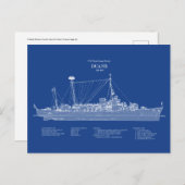 USCGC Duane wpg-33 - ABD Briefkaart (Voorkant / Achterkant)