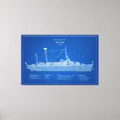 USCGC Duane wpg-33 - ABD Canvas Afdruk (Voorkant)