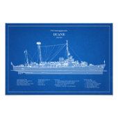 USCGC Duane wpg-33 - ABD Foto Afdruk (Voorkant)