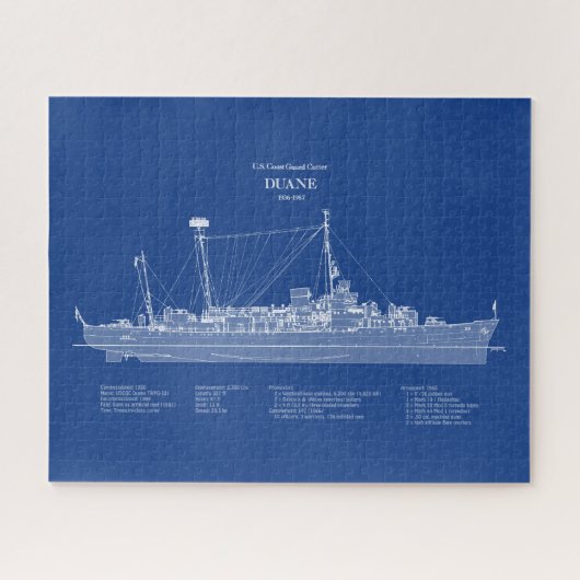 USCGC Duane wpg-33 - ABD Legpuzzel (Horizontaal)