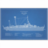 USCGC Duane wpg-33 - ABD Sticker (Voorkant)