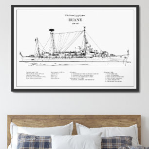 USCGC Duane wpg-33 - BD Foto Afdruk