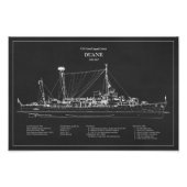 USCGC Duane wpg-33 – PD Foto Afdruk (Voorkant)