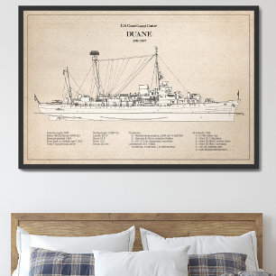 USCGC Duane wpg-33 - SBD Foto Afdruk