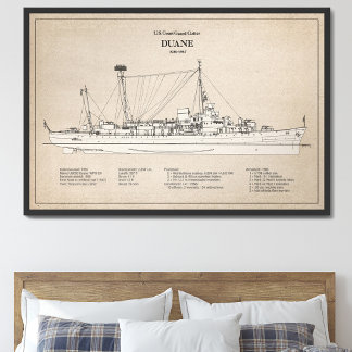 USCGC Duane wpg-33 - SBD Foto Afdruk