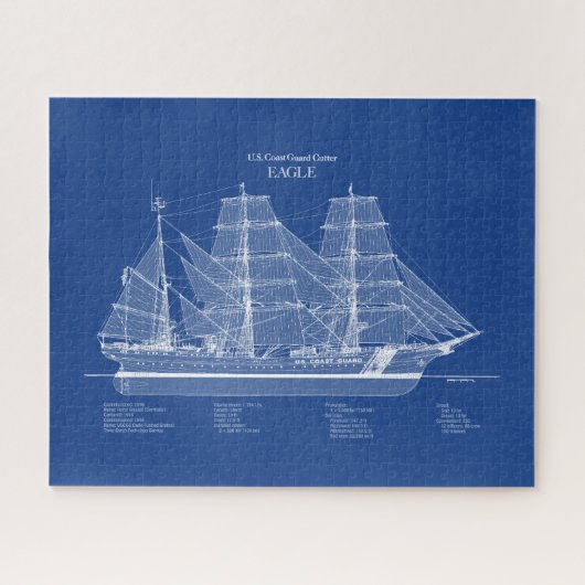 USCGC Eagle wix-327 - ABD Legpuzzel (Horizontaal)