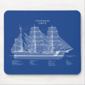 USCGC Eagle wix-327 - ABD Muismat (Voorkant)
