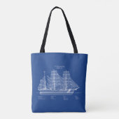 USCGC Eagle wix-327 - ABD Tote Bag (Achterkant)