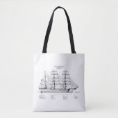 USCGC Eagle wix-327 - BD Tote Bag (Voorkant)