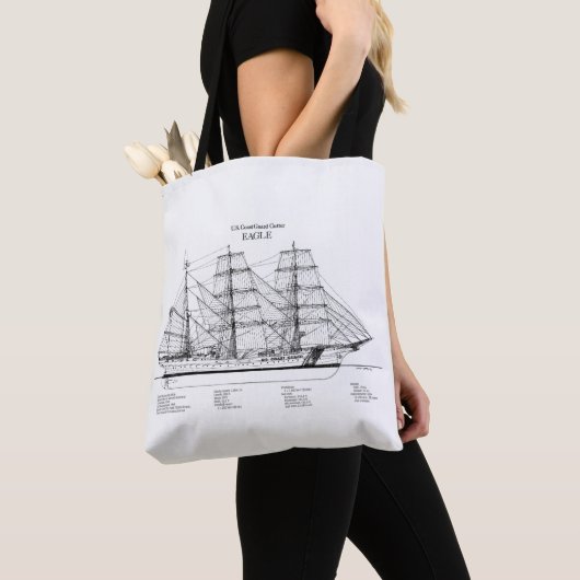 USCGC Eagle wix-327 - BD Tote Bag (Dichtbij)