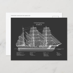 USCGC Eagle wix-327 – PD Briefkaart