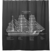 USCGC Eagle wix-327 – PD Douchegordijn (Voorkant)