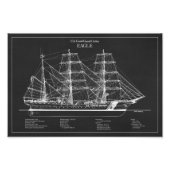 USCGC Eagle wix-327 – PD Foto Afdruk (Voorkant)