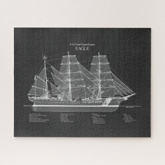 USCGC Eagle wix-327 – PD Legpuzzel (Horizontaal)