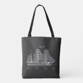 USCGC Eagle wix-327 – PD Tote Bag (Achterkant)