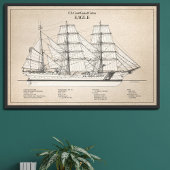 USCGC Eagle wix-327 - SBD Foto Afdruk