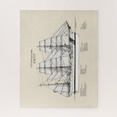 USCGC Eagle wix-327 - SBD Legpuzzel (Verticaal)