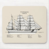 USCGC Eagle wix-327 - SBD Muismat (Voorkant)