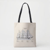 USCGC Eagle wix-327 - SBD Tote Bag (Voorkant)
