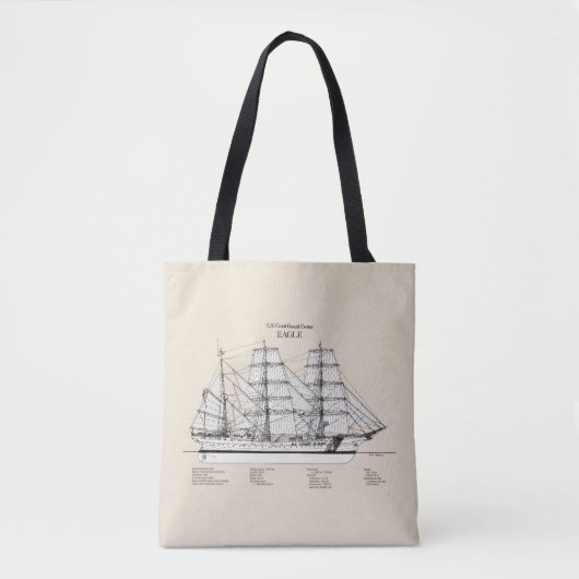 USCGC Eagle wix-327 - SBD Tote Bag (Voorkant)