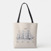 USCGC Eagle wix-327 - SBD Tote Bag (Achterkant)
