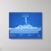 USCGC Eastwind wagb-279 - ABD Canvas Afdruk (Voorkant)