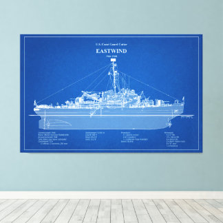 USCGC Eastwind wagb-279 - ABD Canvas Afdruk