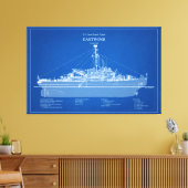 USCGC Eastwind wagb-279 - ABD Canvas Afdruk (Insitu (Woonkamer))