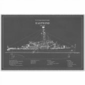 USCGC Eastwind wagb-279 - ABD Sticker (Voorkant)