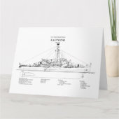 USCGC Eastwind wagb-279 - BD Bedankkaart (Voorkant)