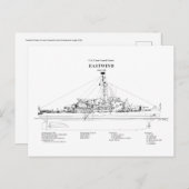 USCGC Eastwind wagb-279 - BD Briefkaart (Voorkant / Achterkant)