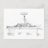 USCGC Eastwind wagb-279 - BD Briefkaart (Voorkant)