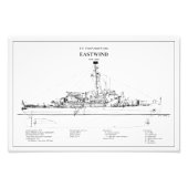 USCGC Eastwind wagb-279 - BD Foto Afdruk (Voorkant)