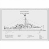 USCGC Eastwind wagb-279 - BD Sticker (Voorkant)