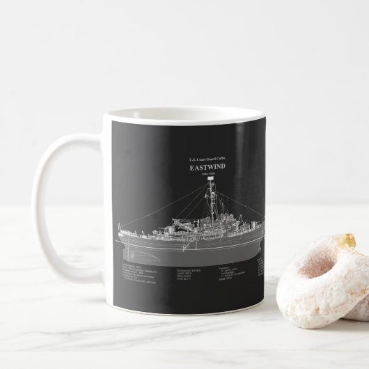 USCGC Eastwind wagb-279 – PD Koffiemok (Met donut)