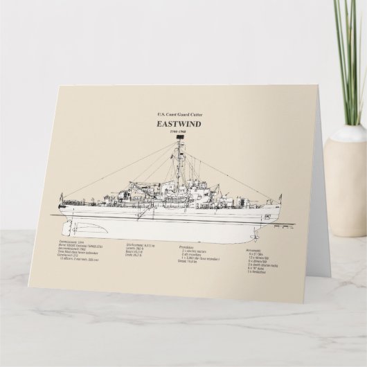 USCGC Eastwind wagb-279 - SBD Bedankkaart (Voorkant)