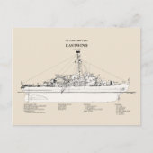 USCGC Eastwind wagb-279 - SBD Briefkaart (Voorkant)