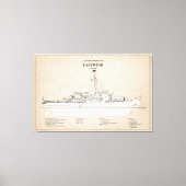 USCGC Eastwind wagb-279 - SBD Canvas Afdruk (Voorkant)